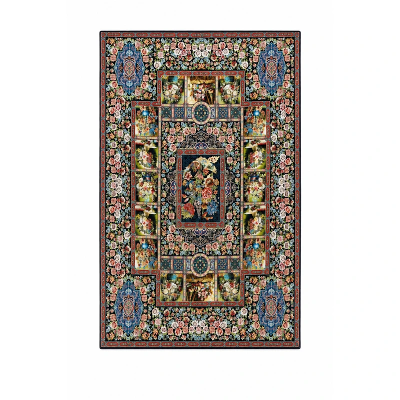 رومیزی مدل مخمل شانل سایز 150x100 سانتی‌متر