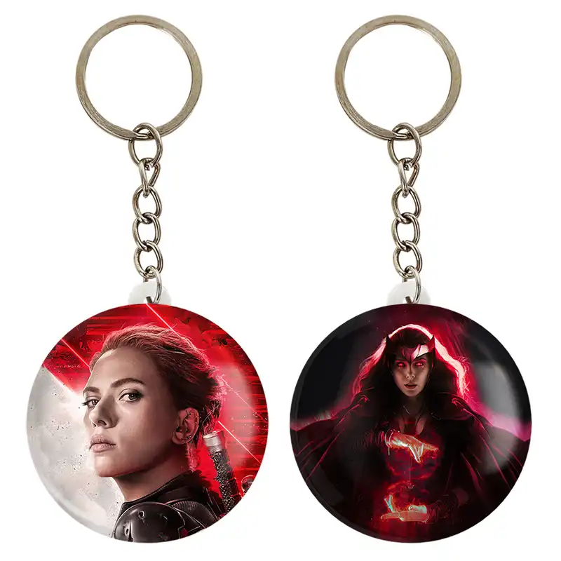 جاکلیدی خندالو مدل اسکارلت ویچ و بیوه سیاه مارول Marvel کد 1938519391 مجموعه 2 عددی