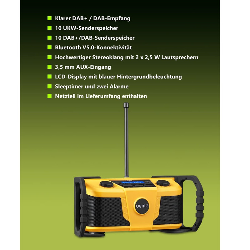 رادیو FM یومه مدل DB-322 دارای Bluetooth