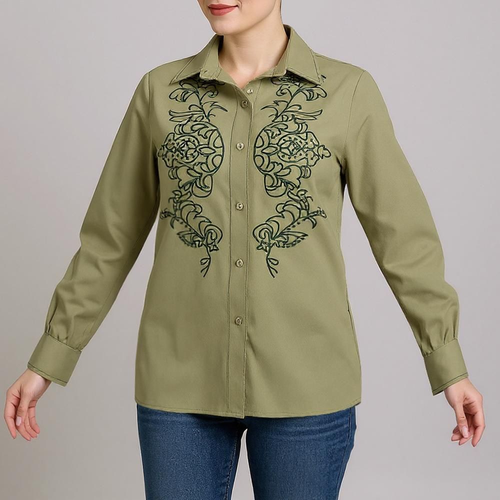 شومیز آستین بلند زنانه السانا مدل ماریان کد 212910 - - 1