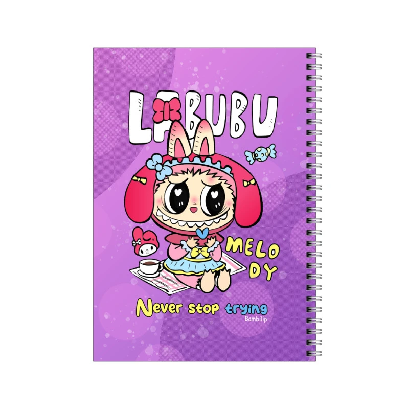 دفتر مشق 50 برگ بامبیلیپ طرح لبوبو کد 7812160