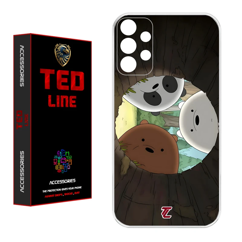 کاور تد لاین طرح خرسی کد 1101 مناسب برای گوشی موبایل سامسونگ Galaxy A73