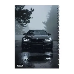 دفتر مشق 50 برگ آلبالو طرح ماشین کد 2075