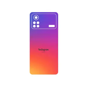 MAHOOT Instagram Cover Sticker for Xiaomi Poco X4 Pro 5G