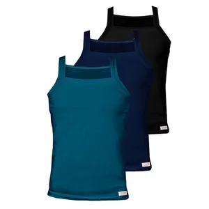 زیرپوش خشتی مردانه پنبینه مدل پنبه الیاف طبیعی اکونومی مجموعه 3 عددی