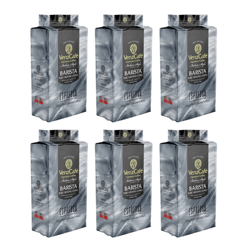  پودر قهوه اسپرسو باریستا ونزکافه بسته 6 عددی