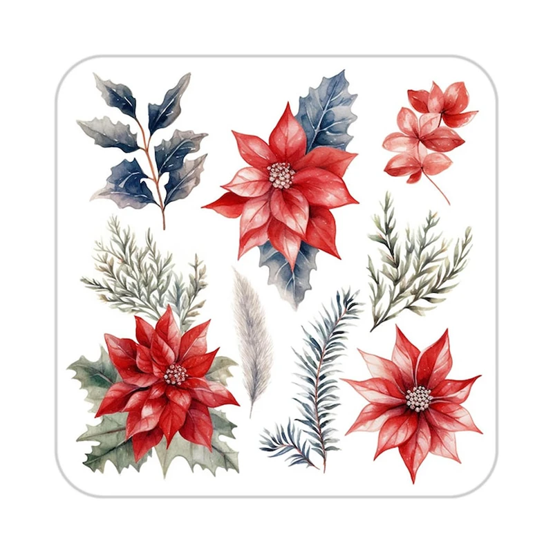 زیر لیوانی کاکتی طرح گل مدل mp19528