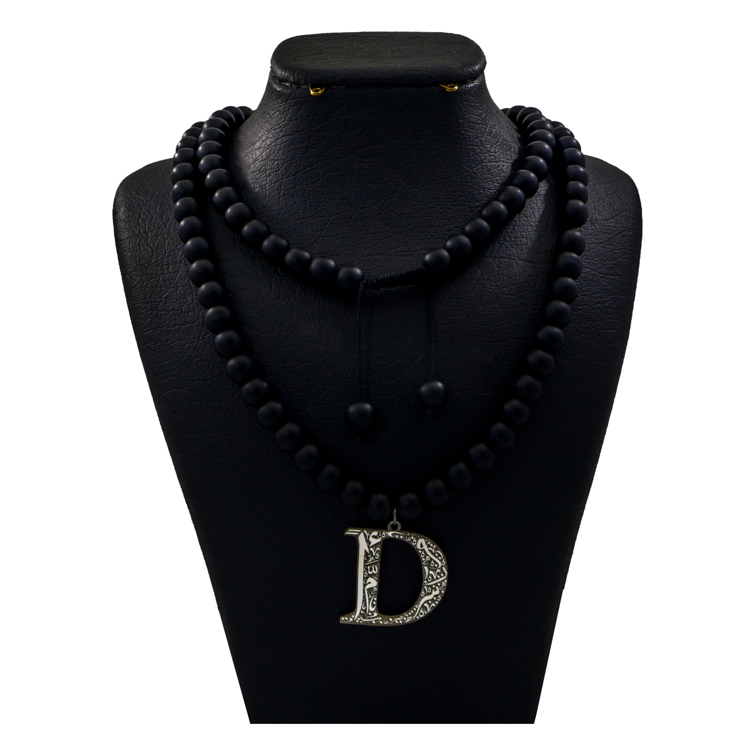 گردنبند نقره زنانه دلی جم طرح حرف D کد D 222