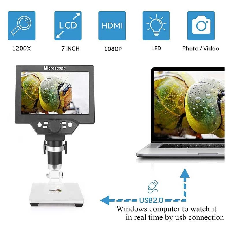میکروسکوپ دیجیتال مدل NETPIL G1200