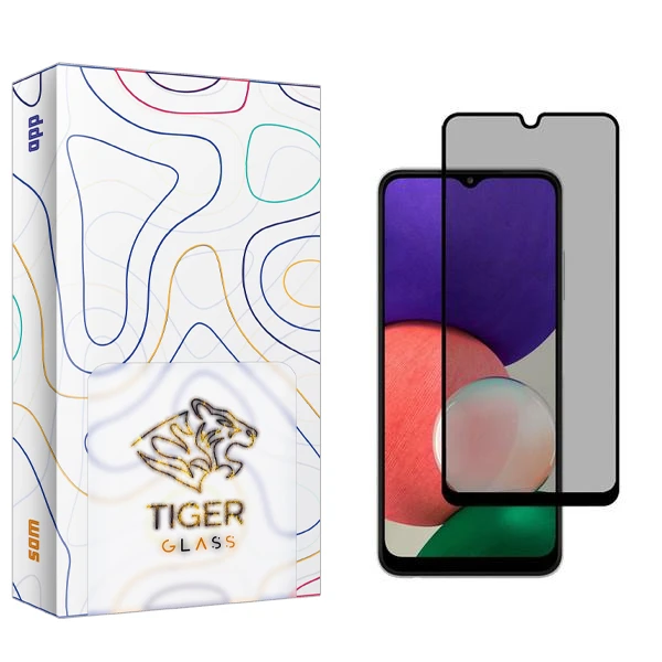 محافظ صفحه نمایش حریم شخصی تایگر گلس مدل SAM2 مناسب برای گوشی موبایل سامسونگ Galaxy A22 5G