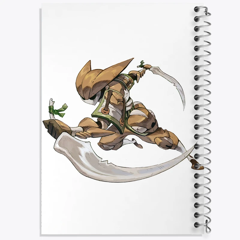 دفتر نقاشی 50 برگ خندالو طرح بازی شکارچی هیولا (Monster Hunter) کد 33278