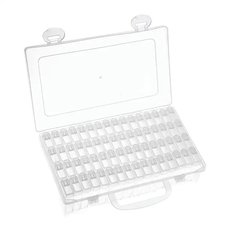 جعبه پولک و منجوق مدل 64 خانه