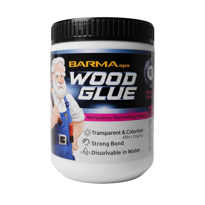 چسب چوب بارما مدل 101 غلیظ وزن 750 گرم
