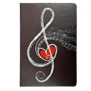 کیف کلاسوری طرح نت موسیقی مناسب برای تبلت سامسونگ GALAXY Tab A8 (X200-X205)