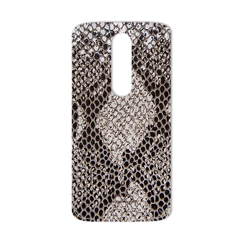 برچسب پوششی ماهوت طرح Cobra-Scale-Leather مناسب برای گوشی موبایل موتورولا Moto X Force