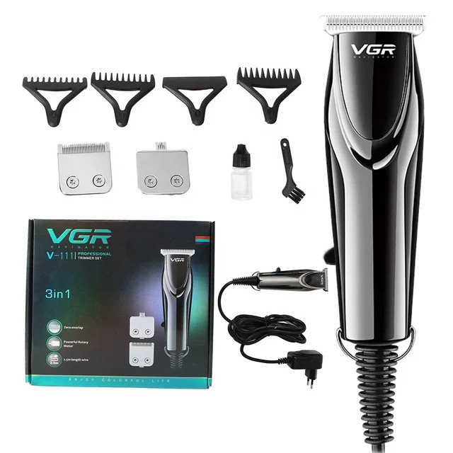 ست ماشین اصلاح موی صورت و بدن وی جی آر مدل V-111 ست ماشین اصلاح موی صورت و بدن وی جی آر مدل V-111