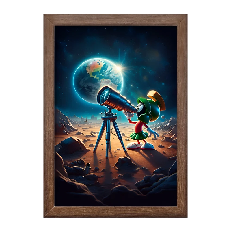 تابلو خندالو طرح ماروین مریخی (Marvin the Martian) کد F11750