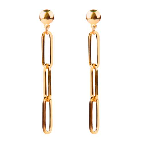 گوشواره طلا 18 عیار زنانه ریسه گالری مدل 3071