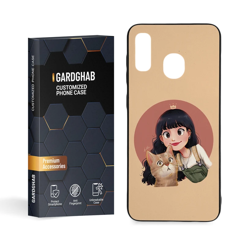 کاور گارد قاب مدل دخترانه مناسب برای گوشی موبایل سامسونگ Galaxy a30