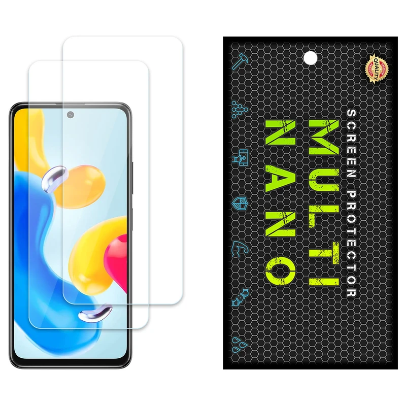 محافظ صفحه نمایش مولتی نانو مدل X-S2N مناسب برای گوشی موبایل شیائومی Redmi Note 11s 5G بسته دو عددی