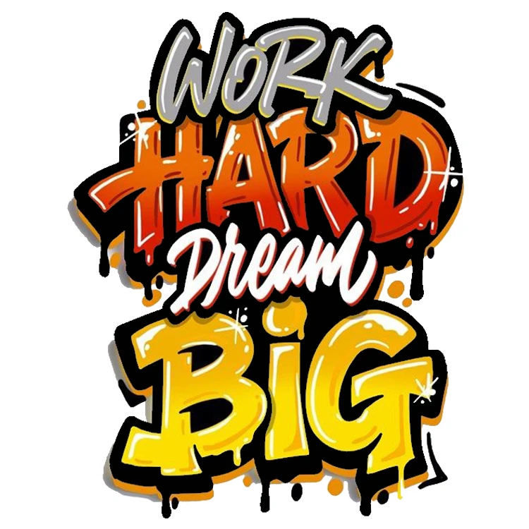 استیکر پارچه و لباس پاد آفرین مدل نوشته کد DKST230