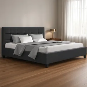 تخت خواب ملامینه دو نفره مدل یاس سایز 160×200 سانتی متر