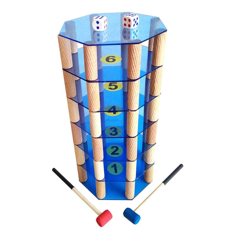 بازی فکری برج هیجان مدل  8 ستون کد A 04
