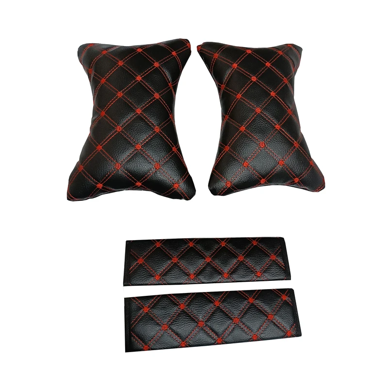 پشت گردنی و کاور کمربند ایمنی خودرو مدل اسپرت بسته 4عددی