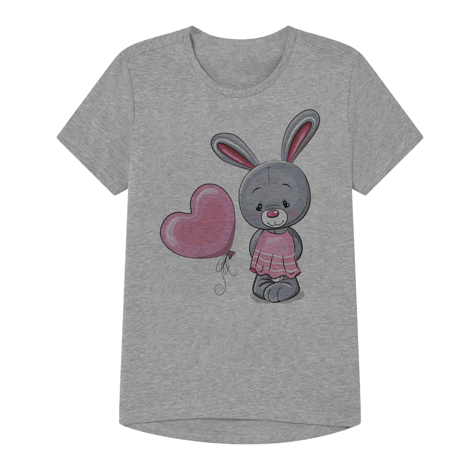 تی شرت دخترانه مدل خرگوش کوچولو کد TJ17