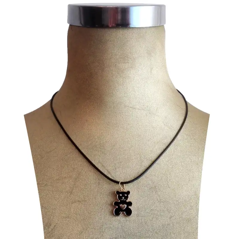 گردنبند دخترانه مدل خرسی