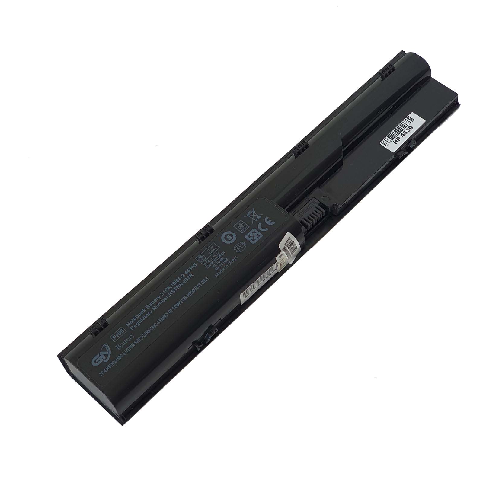 باتری لپ تاپ 6 سلولی گلدن نوت بوک جی ان مدل 39wh مناسب برای لپ تاپ اچ پی Probook 4330s/4430s/4435s/4530s/4535s/4440s/4540s/4545s