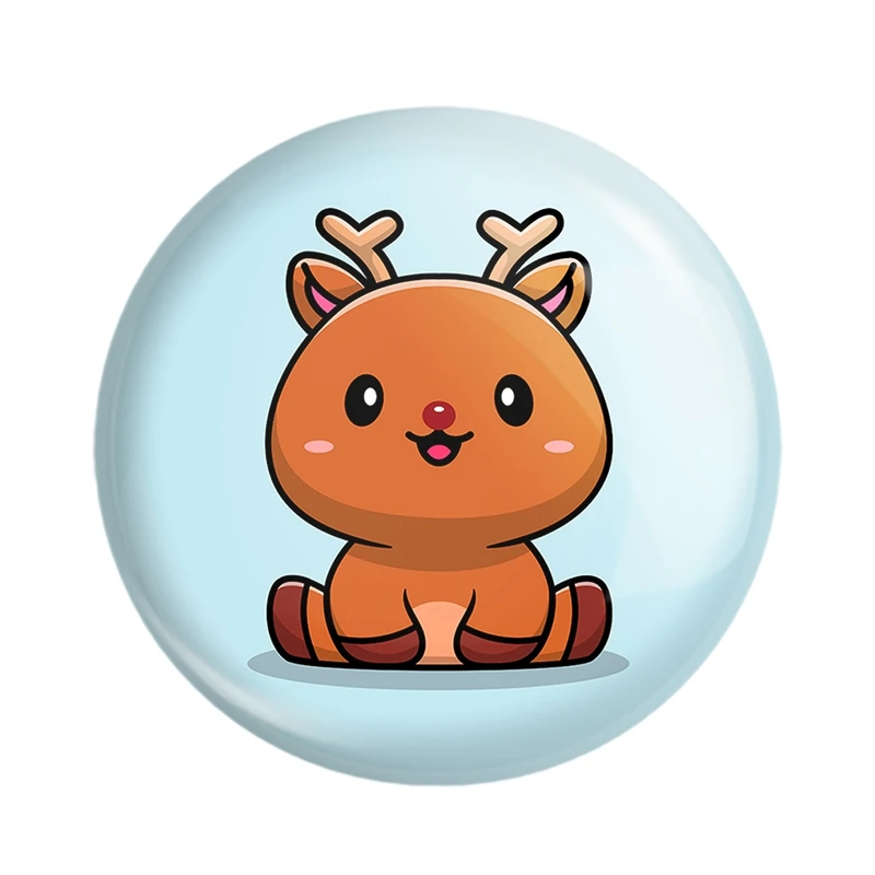 مگنت خندالو مدل حیوانات بامزه گوزن کد 29633