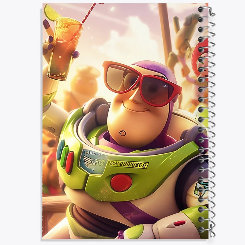 دفتر لیست خرید 50 برگ خندالو طرح داستان اسباب بازی ها (Toy Story) کد F6813