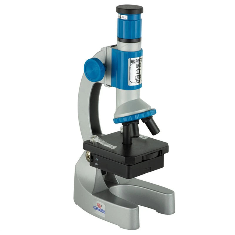 عکس شماره 12 : میکروسکوپ کامار مدل دانش آموزی فلزی کد 900x flz new