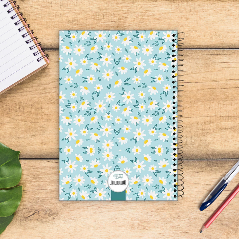 دفتر 80 برگ پیام طرح بابونه کد 8011