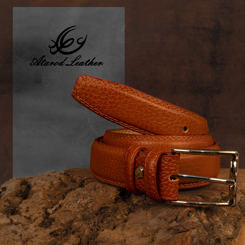کمربند مردانه چرم عطارد مدل B25