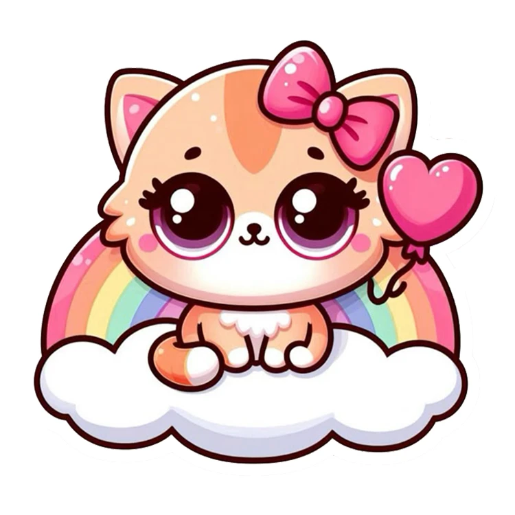 استیکر پارچه و لباس پاد آفرین مدل گربه کد DKST163