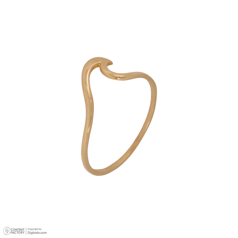 انگشتر طلا 18 عیار زنانه گنجینه هنر خوش نشین مدل مینیمال کد A280