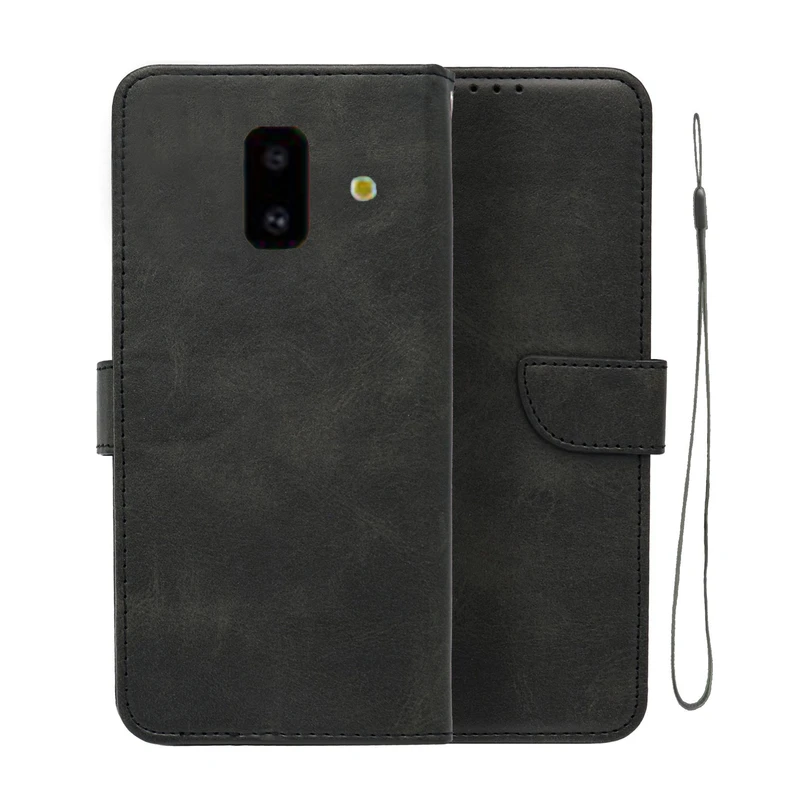 کیف کلاسوری مدل Night مناسب برای گوشی موبایل سامسونگ Galaxy J6 Plus به همراه بندآویز