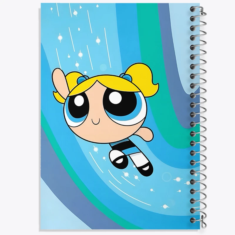 دفتر لیست خرید 50 برگ خندالو طرح دختران نیرومند (The Powerpuff Girls) کد N4443
