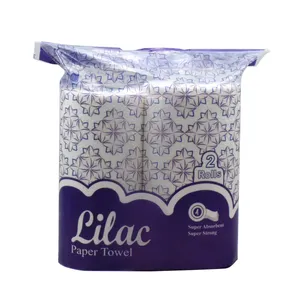 دستمال حوله ای لیلاک مدل Super strong بسته 2 عددی