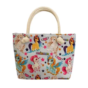 کیف دستی دخترانه مدل اسب تک شاخ کد 2