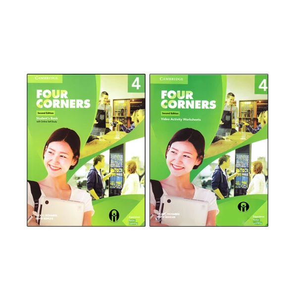 کتاب Four Corner 4 Second Edition اثر Jack C. Richards And David Bohlke انتشارات الوندپویان دو جلدی