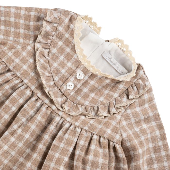 پیراهن دخترانه فیورلا مدل چیندار 24517 - - 5