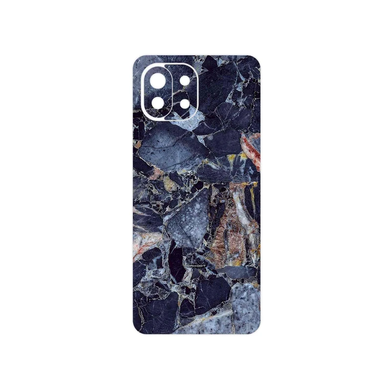 برچسب پوششی ماهوت مدل Broken black marble مناسب برای گوشی موبایل شیائومی 11 Lite 5G NE