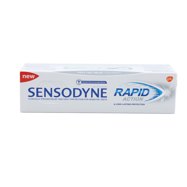 خمیر دندان سنسوداین مدل RAPID ACTION حجم 75 میلی لیتر