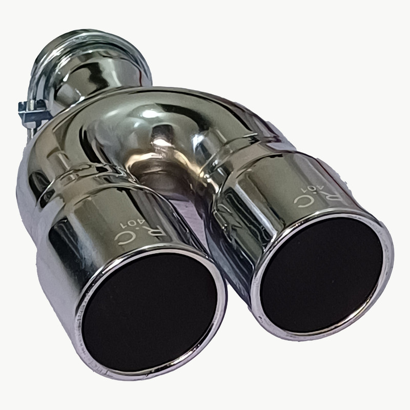 سر اگزوز مدل دو لول R.C 401 آبکاری کرم