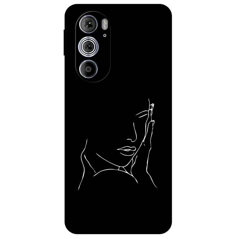 کاور مگافون طرح دخترانه مدل 8153 مناسب برای گوشی موبایل موتورولا Moto Edge 30 Pro