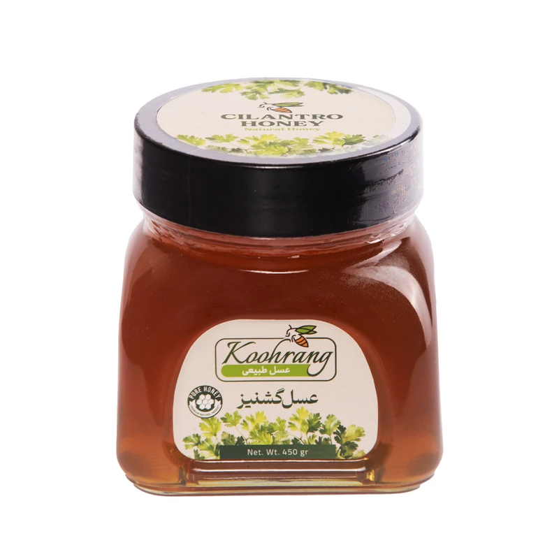 عسل طبیعی گشنیز رویال کندو کوهرنگ - 450 گرم