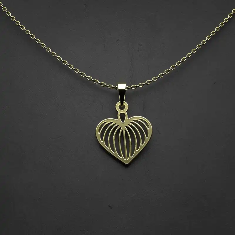 گردنبند طلا 18 عیار زنانه مدوپد مدل کدو هالووین کد CA10360